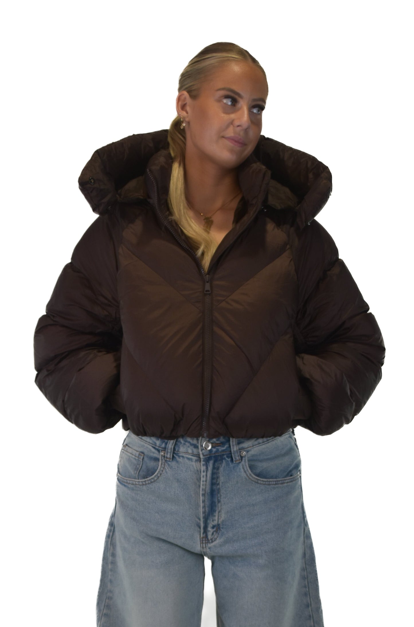 Cloud Puffer Jacket - Brown