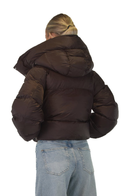 Cloud Puffer Jacket - Brown