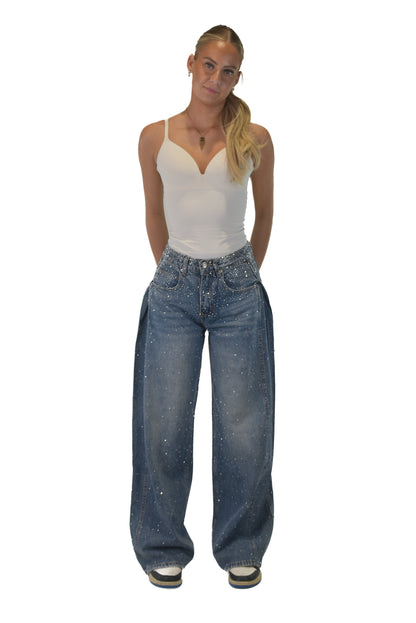 Drape Glitter Jeans