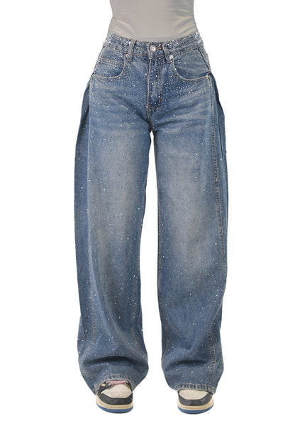 Drape Glitter Jeans