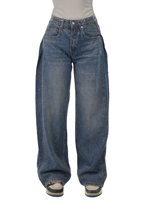 Drape Glitter Jeans