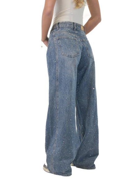 Drape Glitter Jeans