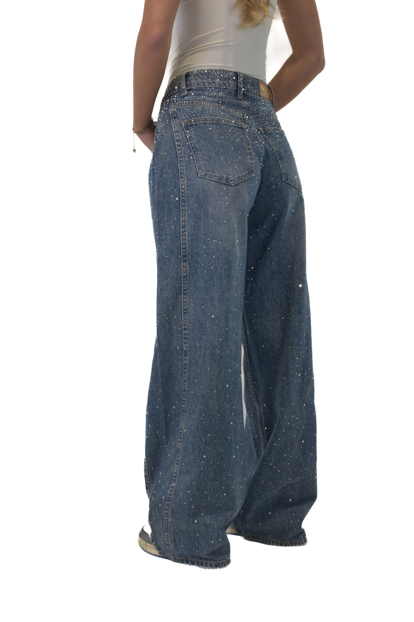 Drape Glitter Jeans