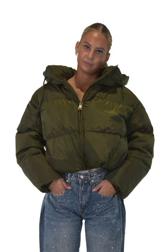 Winter Puffer Jacket - Green