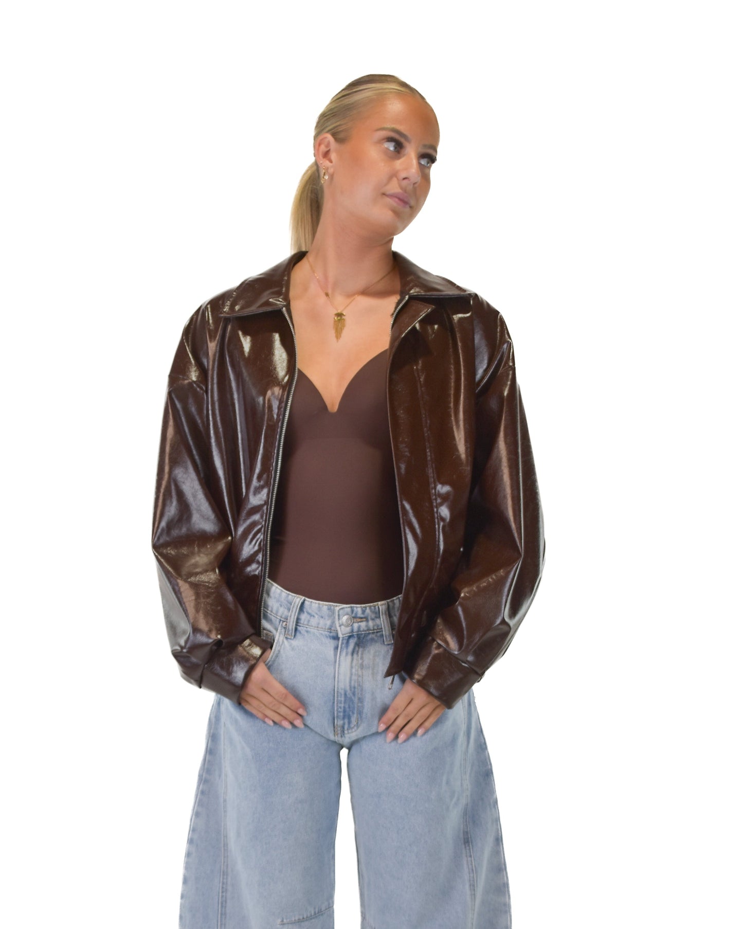 Shine Jacket - Brown