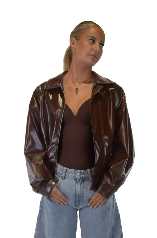 Shine Jacket - Brown