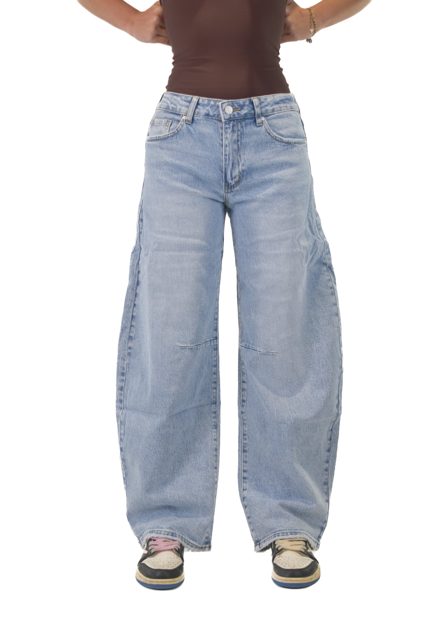 Low Waist Balloon Jeans