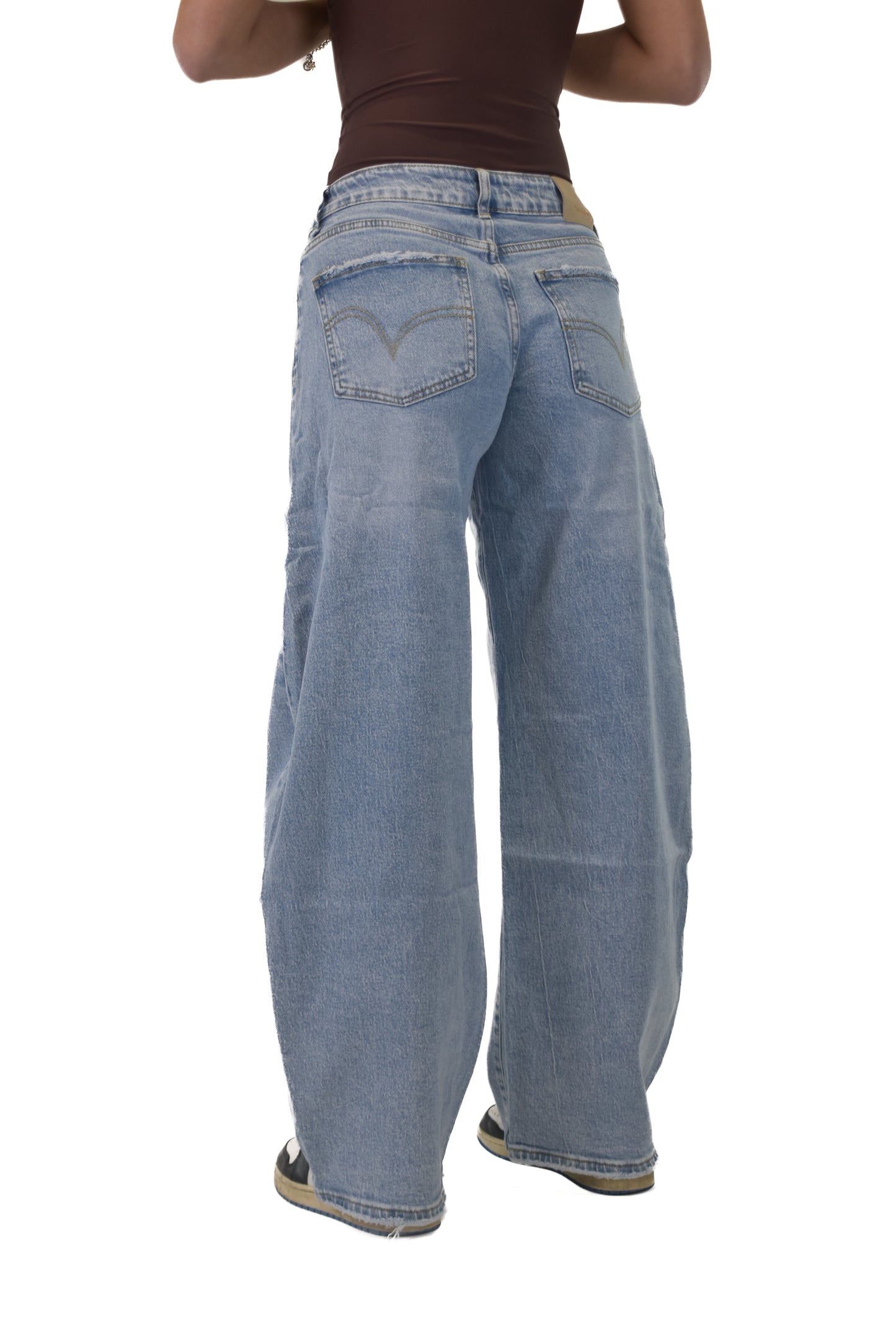 Low Waist Balloon Jeans