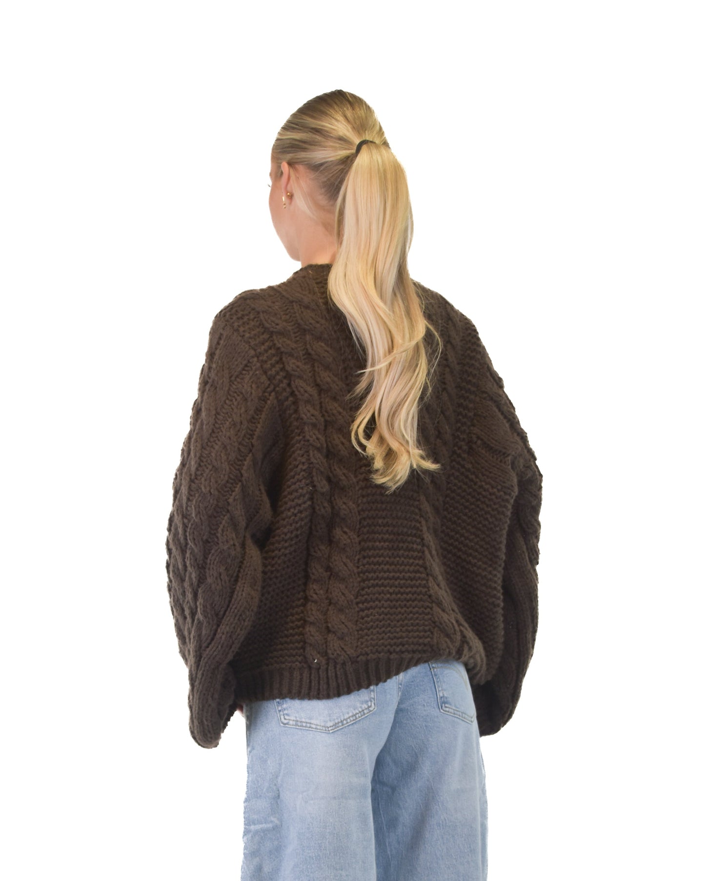 Dreamy Knitted Sweater - Brown