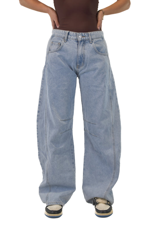 Double Seamed Balloon Jeans