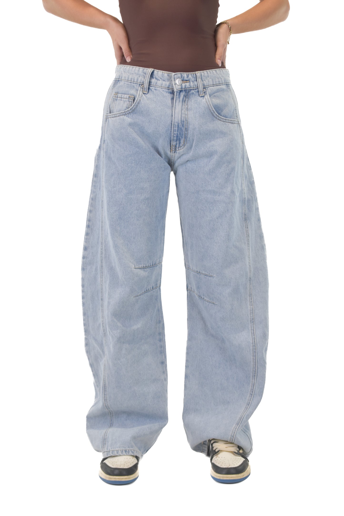 Double Seamed Balloon Jeans