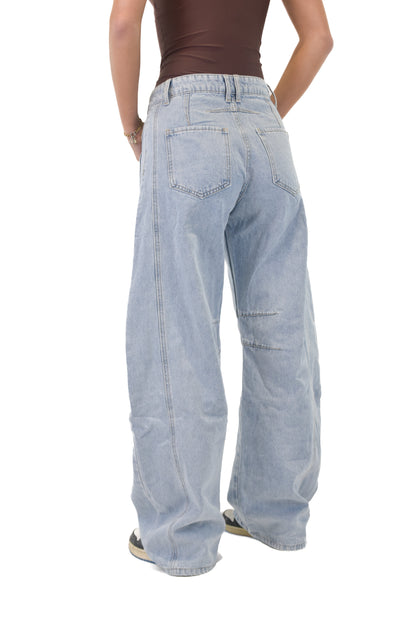 Double Seamed Balloon Jeans