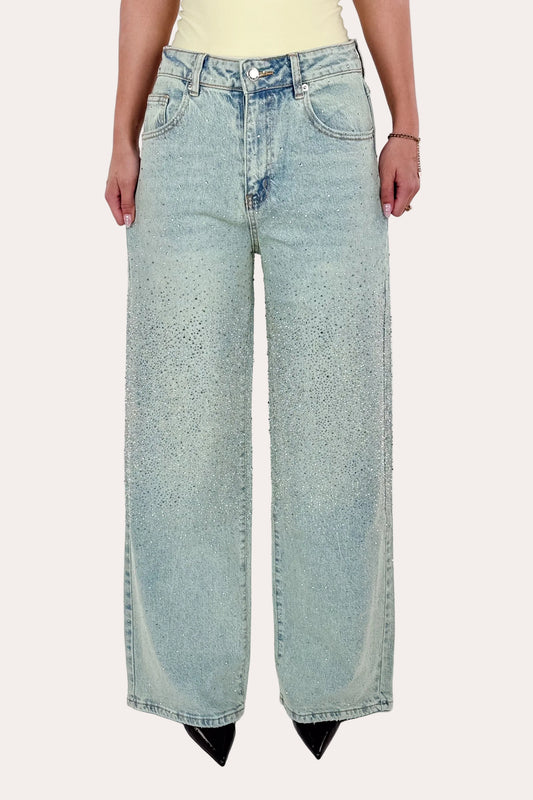 Sparkle Wide Leg Jeans