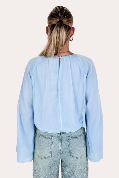 Flowy Longsleeve - Sky Blue