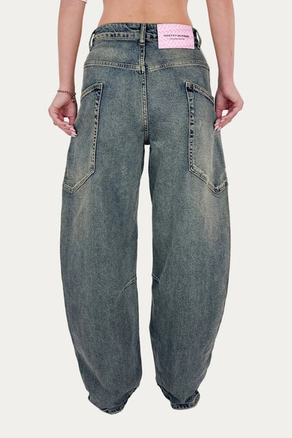 Sage Balloon Jeans