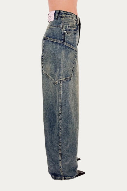 Sage Balloon Jeans