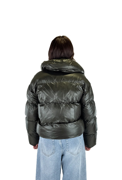 Shine Puffer Jacket - Green