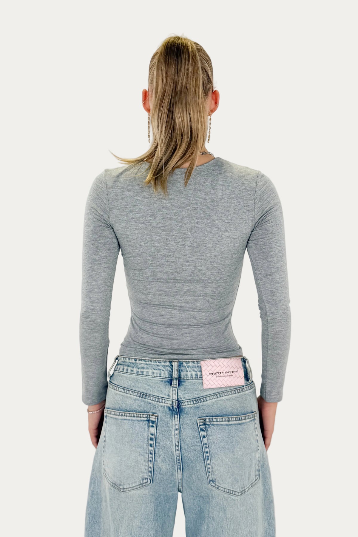 Basic Longsleeve Top - Grey