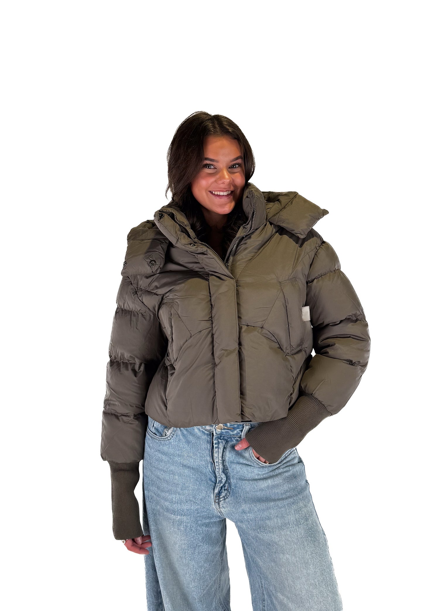 Cozy Puffer Jacket - Green