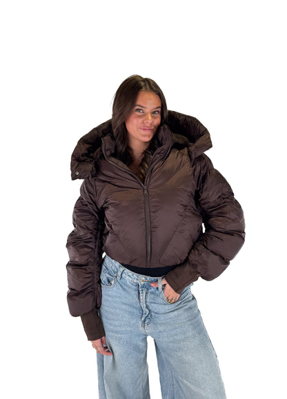 Cloud Puffer Jacket - Brown
