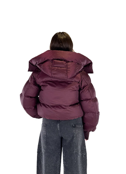 Cloud Puffer Jacket - Bordeaux