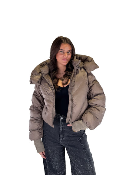 Cloud Puffer Jacket - Champagne