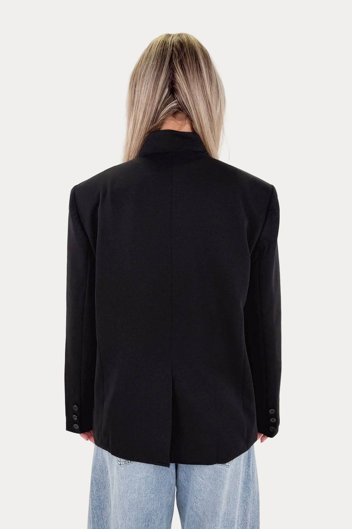 Split Blazer - Black