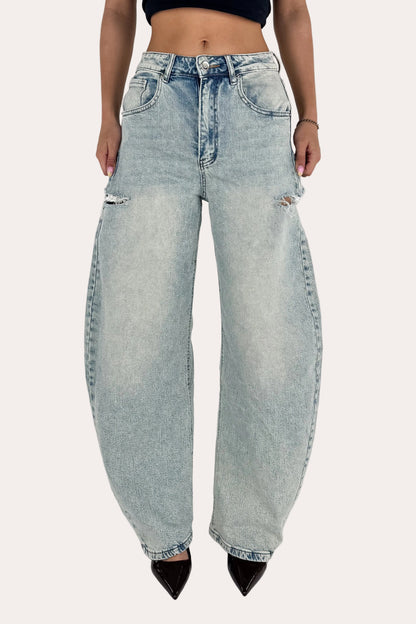 Ripped Balloon Jeans
