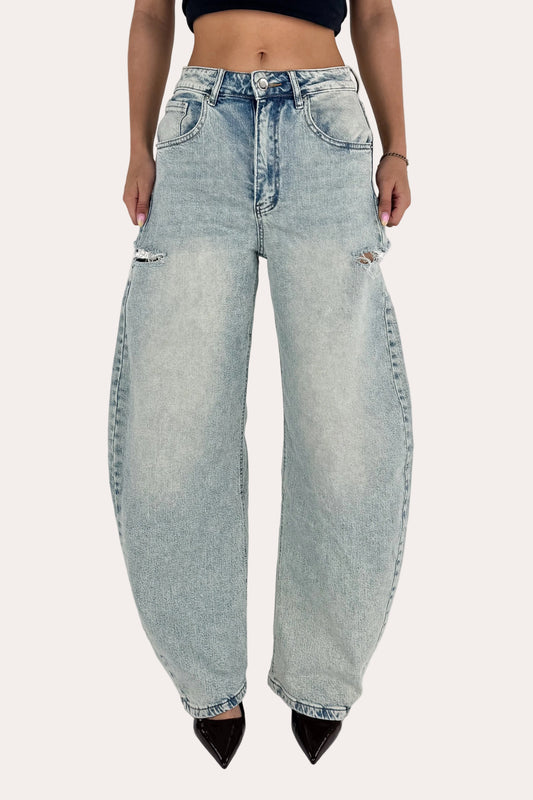 Ripped Balloon Jeans