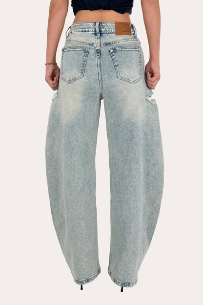 Ripped Balloon Jeans