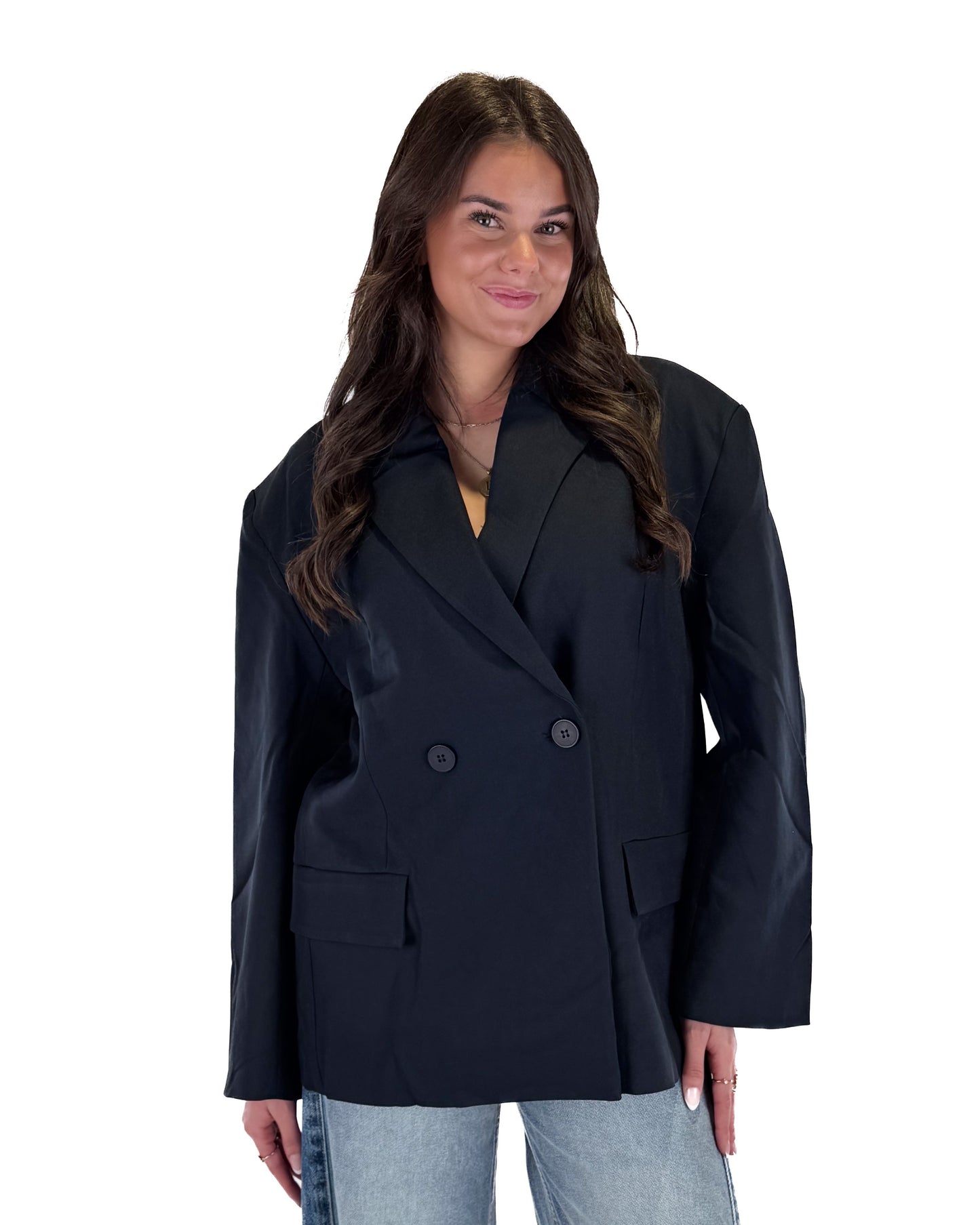 Oversized blazer - Navy