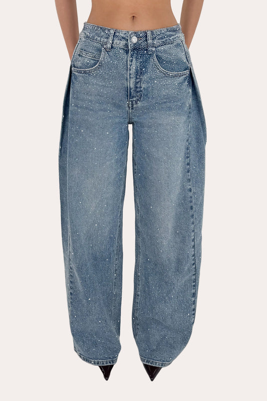 Drape Glitter Jeans