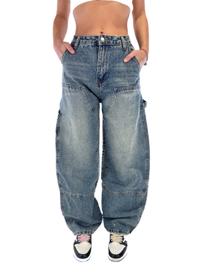 Glitter Carpenter Jeans