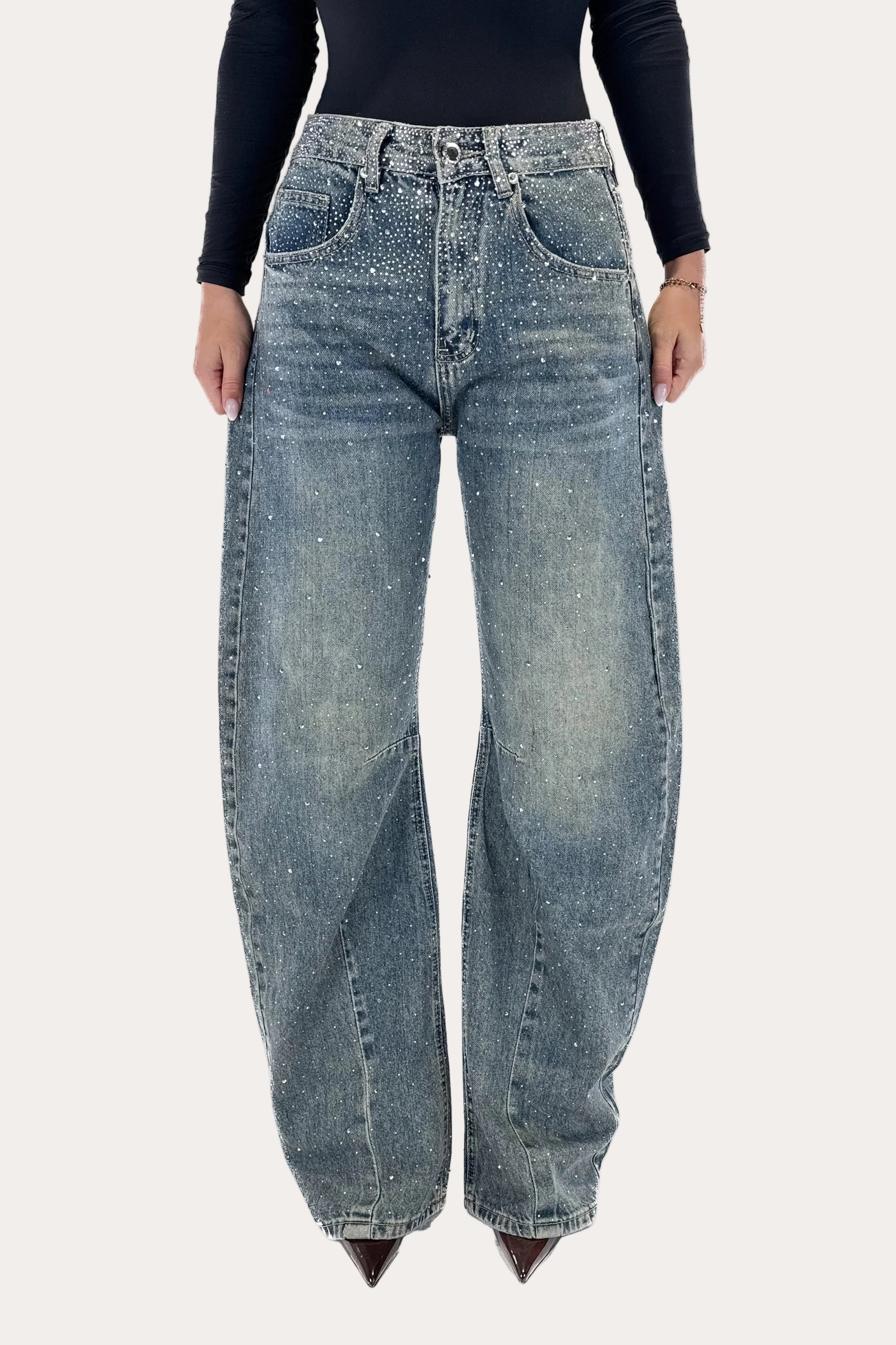 Glitter jeans