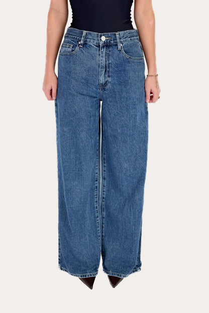 Wide Leg Jeans Tall - Dark blue