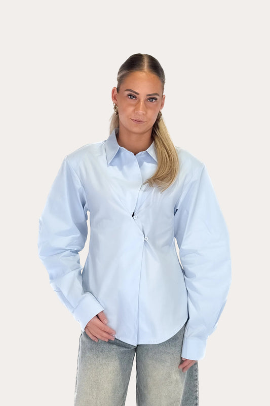 Balloon Blouse - Sky Blue