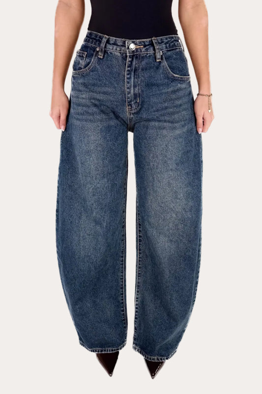 Balloon Jeans - Dark Blue