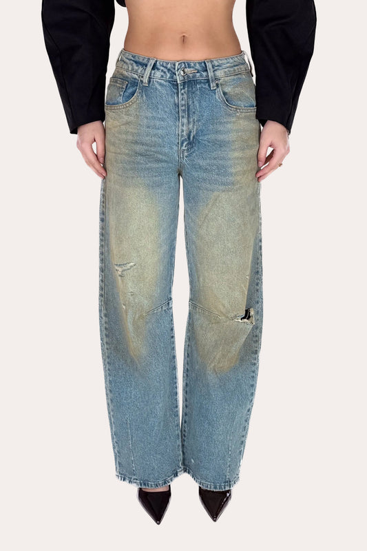 Baggy Jeans - Dirty Washed