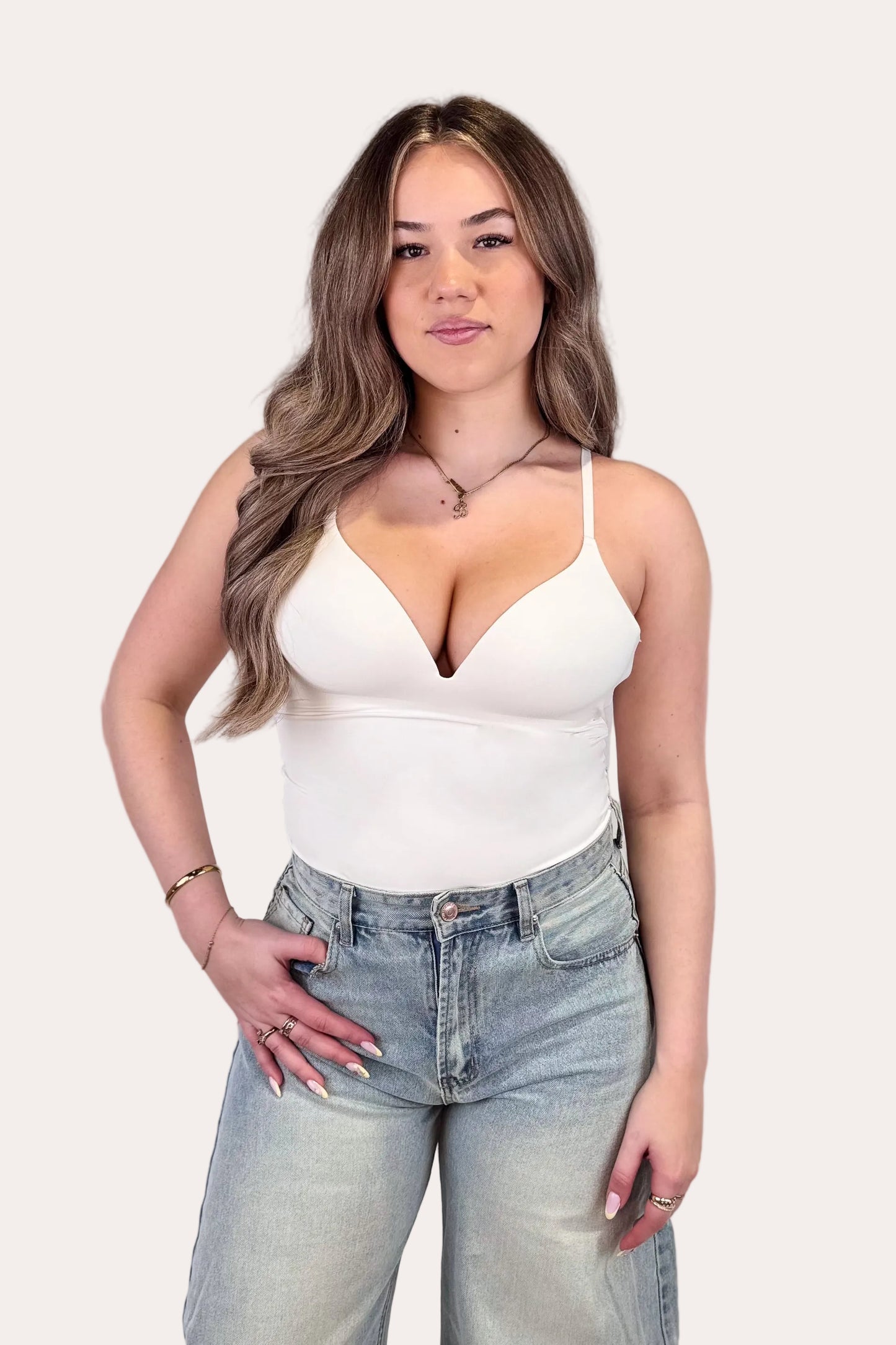 V-neck Body - Off White