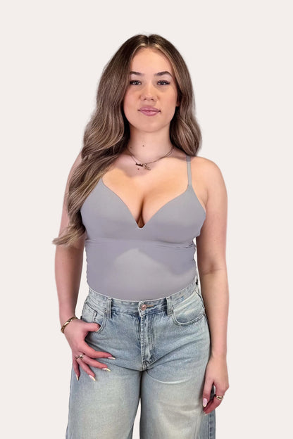 V-neck Body - Grey