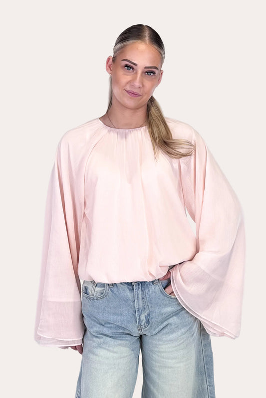 Flowy Longsleeve - Baby Pink