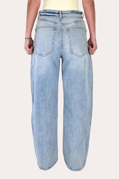 Folded Balloon Jeans
