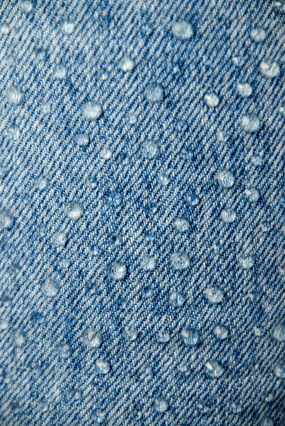 Droplet Straight Leg Jeans - jeans van Pretty in Pink. 