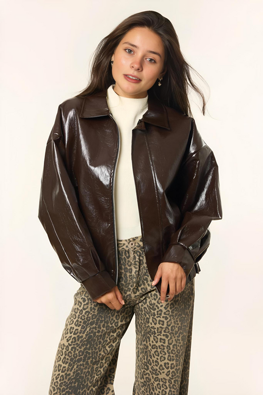 Shine Jacket - Brown