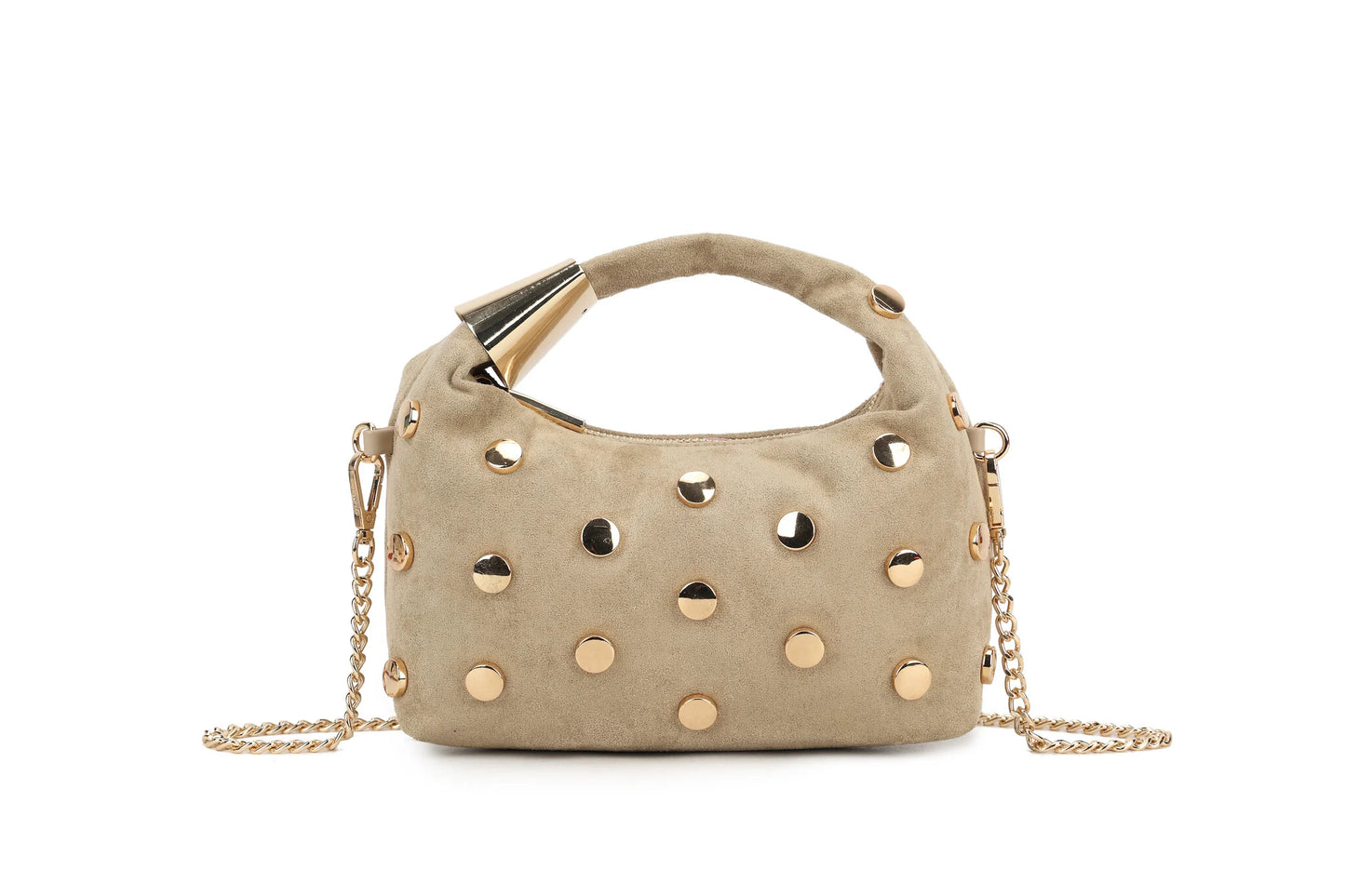 Studded Bag - Beige