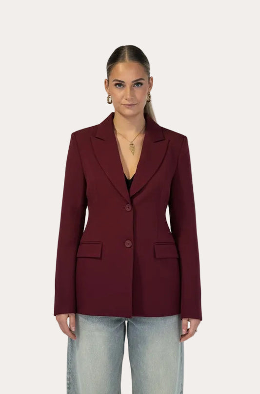 Contour Blazer - Bordeaux