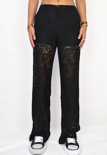 Lace Pants Black -  van Pretty in Pink. 