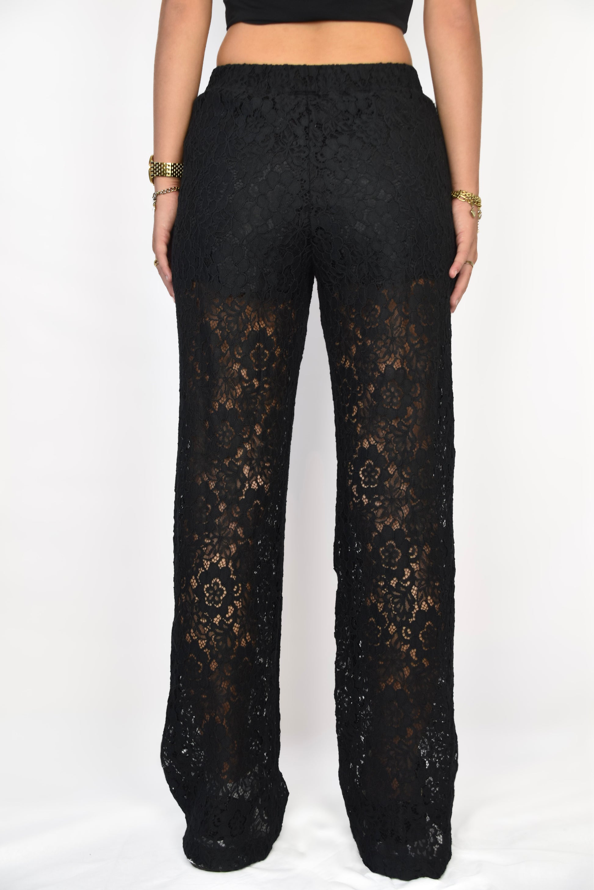 Lace Pants Black -  van Pretty in Pink. 