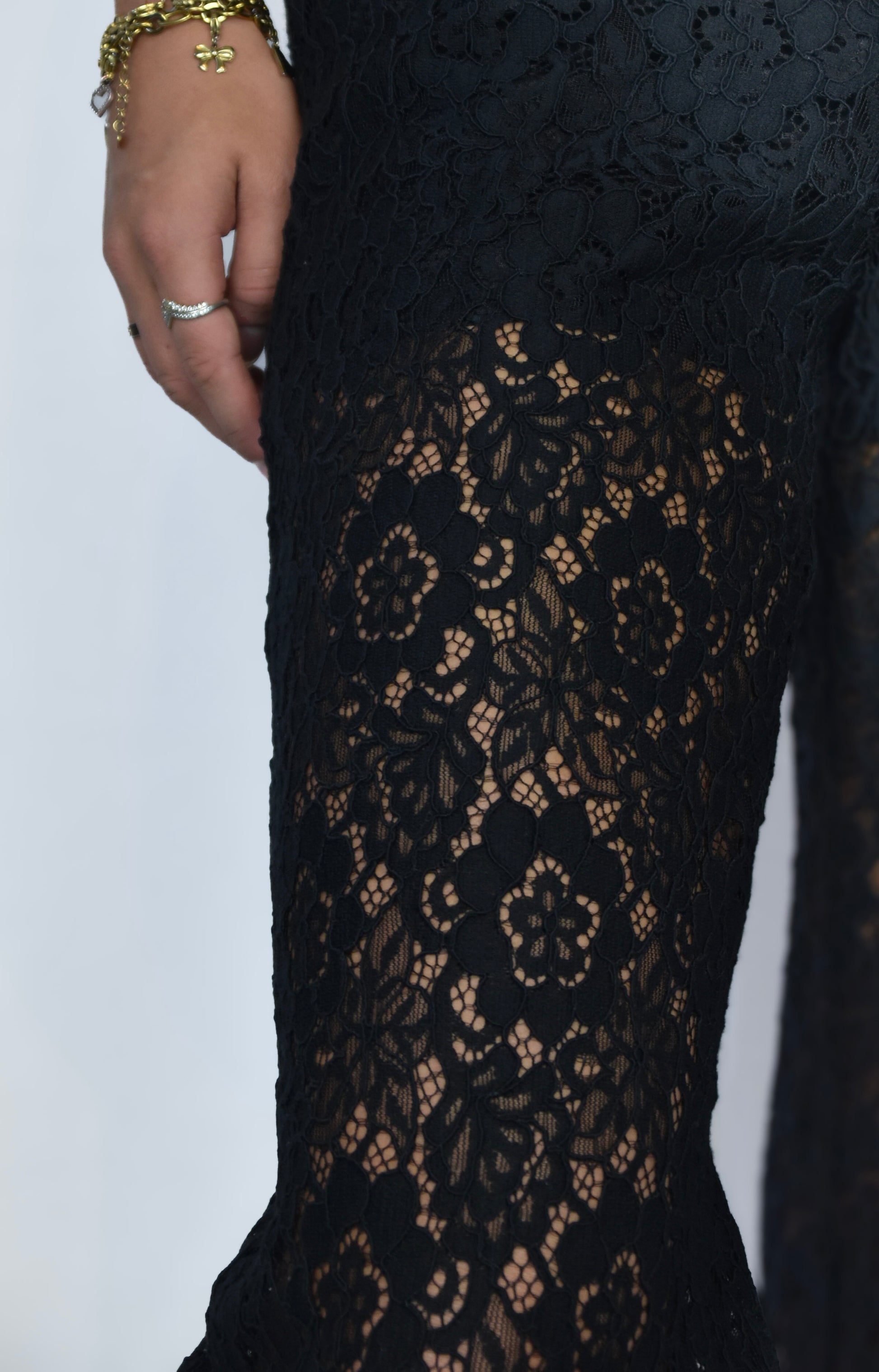 Lace Pants Black -  van Pretty in Pink. 