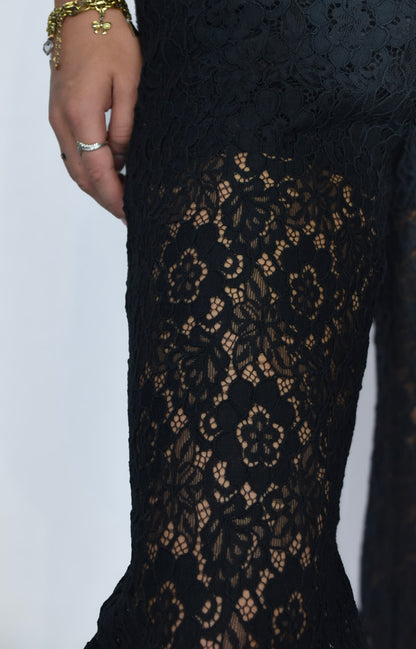 Lace Pants Black -  van Pretty in Pink. 